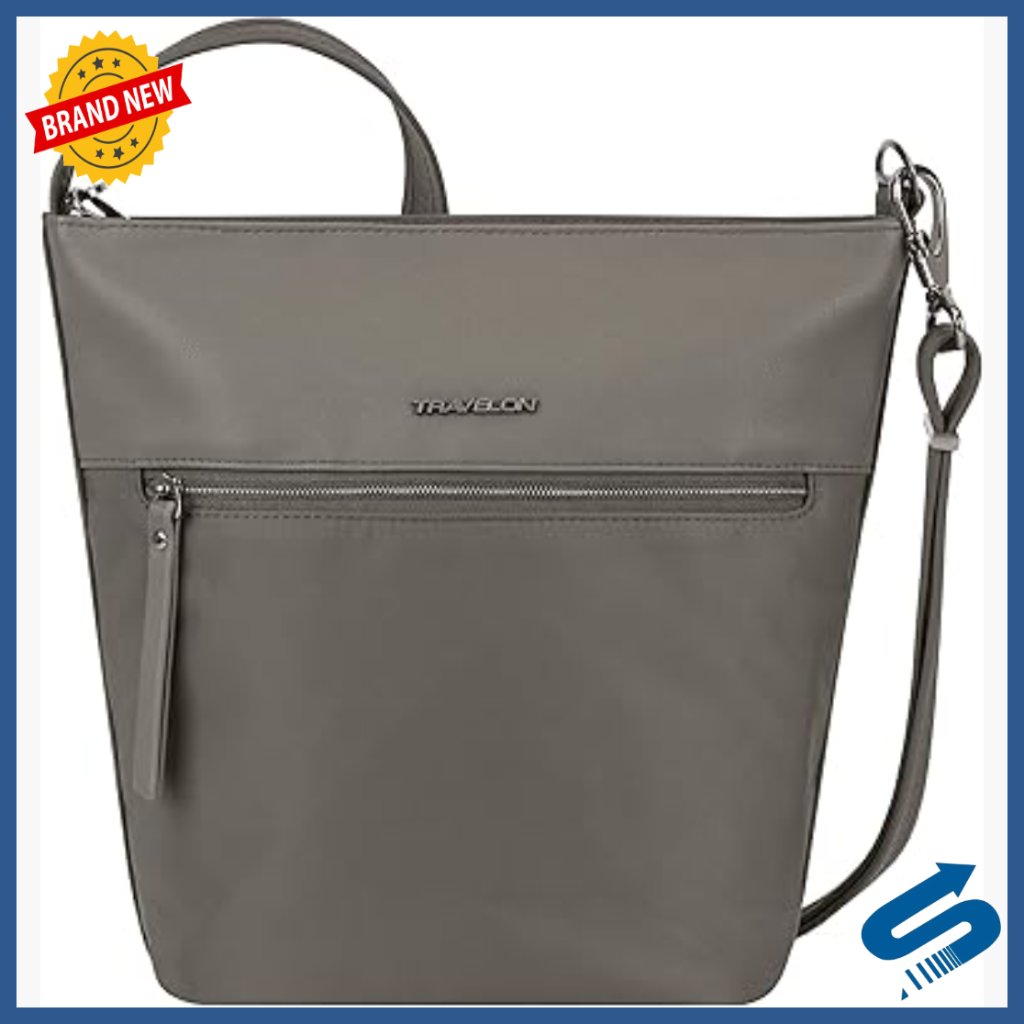 Anti-Theft Bucket Bag With Adjustable Strap, Multiple Pockets, Travel Ready